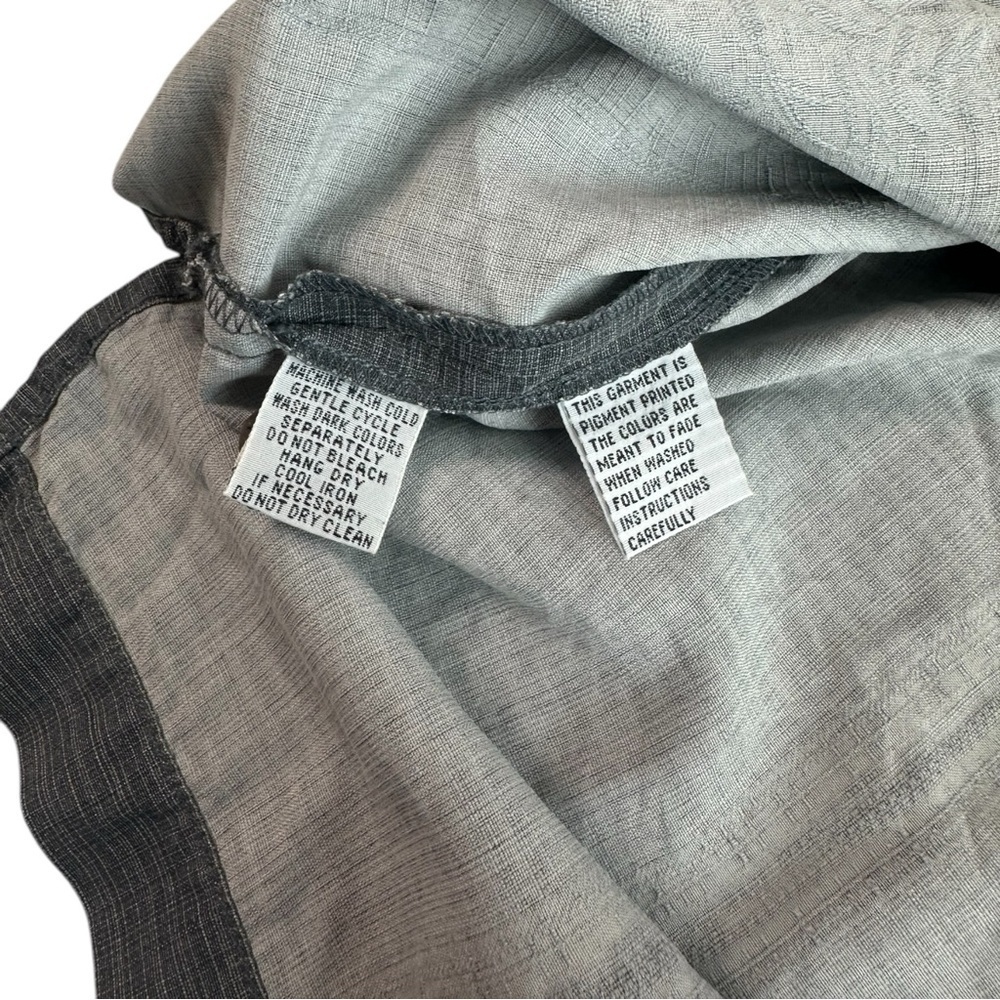 Tommy Bahama Men's 100% Silk Camp Short Sleeve Shirt Size Small Grey - Picture 10 of 13